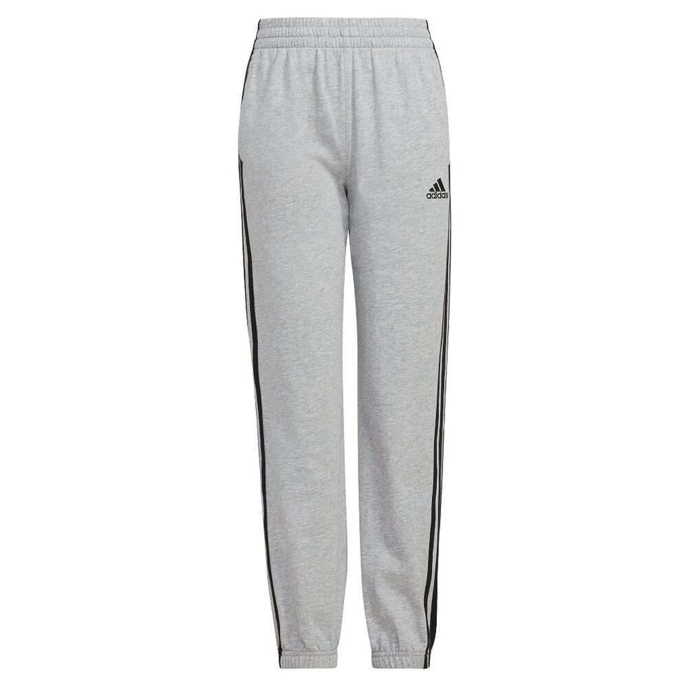 Adidas Boys' Big Elastic Waistband, French Terry 3-Stripe Jogger, Medium, NWT